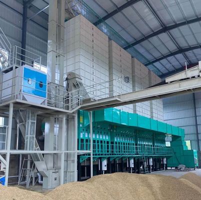 Heat Pump Corn Dryer Machine 35 Tons Vertical Grain Dryer with 2900*2260*12700mm Dimension and 21.7kw Power