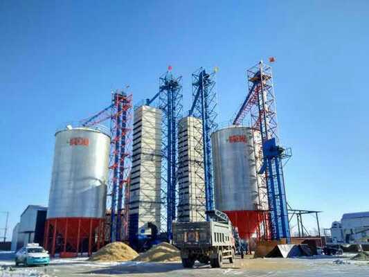 ราคาดี 200tpd โรงสีข้าวรีไซเคิลด้วยความร้อนเครื่องอบแห้งข้าวเปลือกโดยตรงการจัดเก็บ ออนไลน์