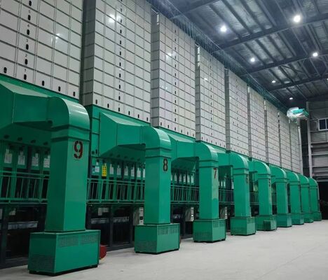 Batch Type 210 ตันเครื่องเป่าข้าวเปลือกแนวตั้งควบคุมด้วยตนเอง