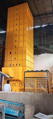 ราคาดี เครื่องอบแห้งข้าวโพดแบบแบตช์, อุปกรณ์อบแห้งข้าวโพดควบคุมอัตโนมัติ 20 TPD ออนไลน์